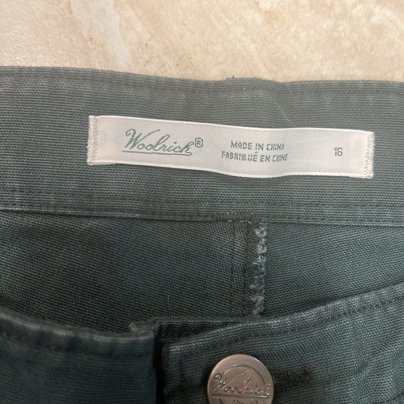 Ladies Green Woolrich Pants - Picture 2 of 9